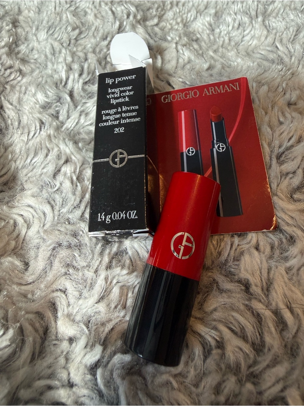 Giorgio Armani Red Lip Power Longwear Lipstick